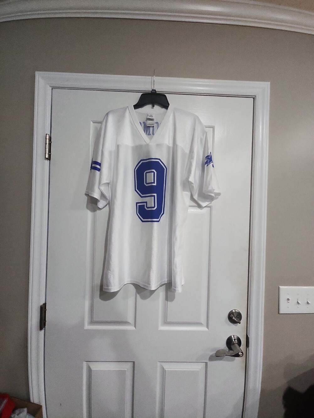 NFL Team Apparel Dallas Cowboys Tony Romo #9 Replica Away Jersey